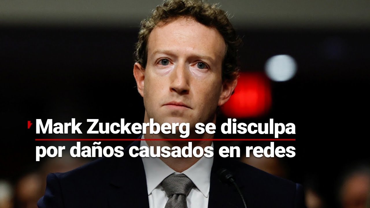 ¡AL BORDE DEL LLANTO! | Mark Zuckerberg se disculpó por el impacto de las redes sociales en niños