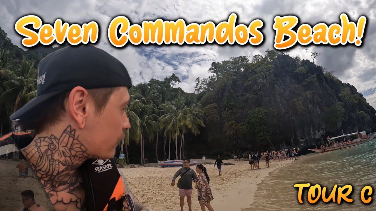 FIRST TIME at the Seven Commandos Beach! 🇵🇭 (El Nido Palawan Philippines)