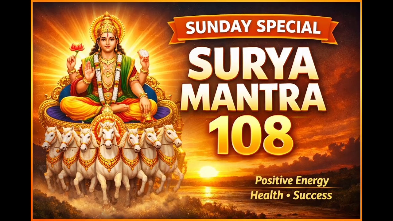 Surya Dev Mantra for Health & Success | Sunday Special 108 Jap  #SuryaMantra #SundaySpecial 