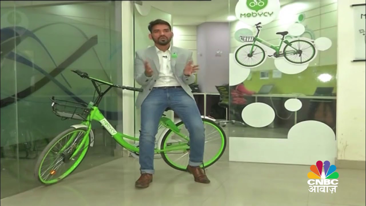 India's First Cycle Sharing Platform Mobycy | आवाज़ Entrepreneur | CNBC Awaaz