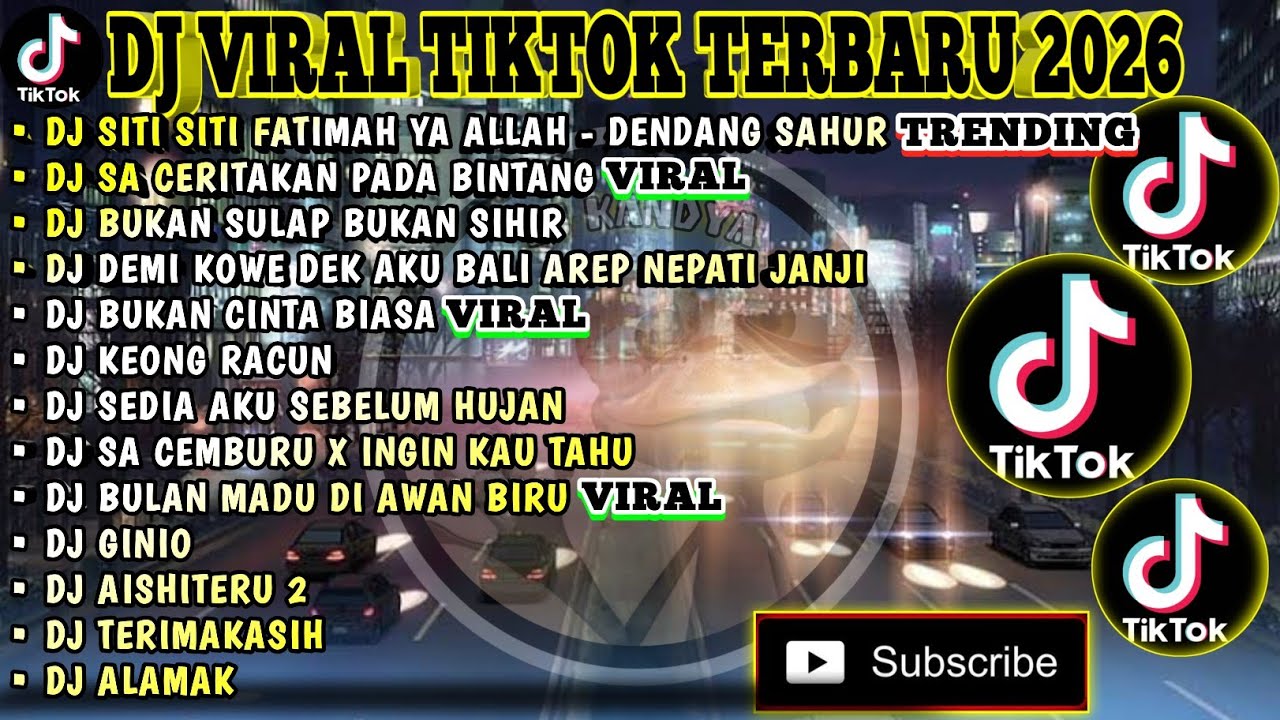 DJ VIRAL TIKTOK TERBARU 2026 | SITI SITI FATIMAH - DENDANG SAHUR | BUKAN SULAP BUKAN SIHIR FULL
