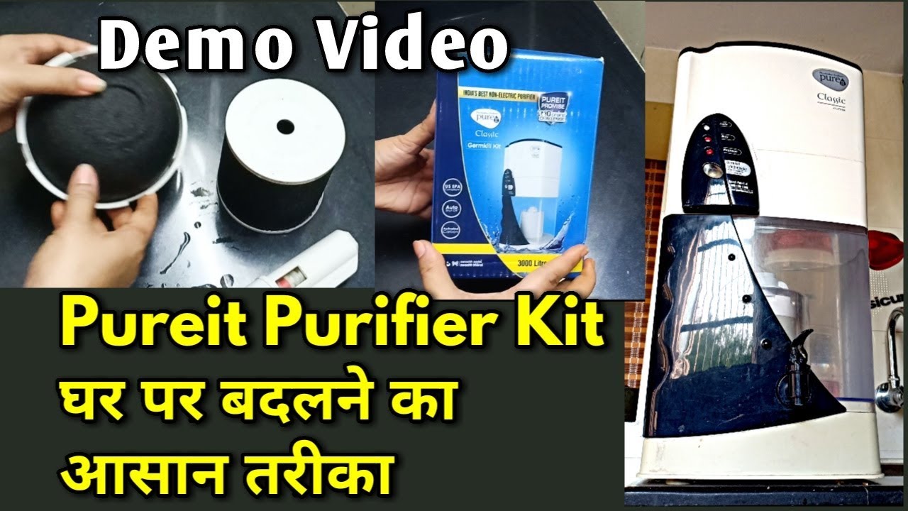 Pureit Water Purifier Kit को बदलने का आसान तरीका / How to change water purifier Kit / Demo -monikazz