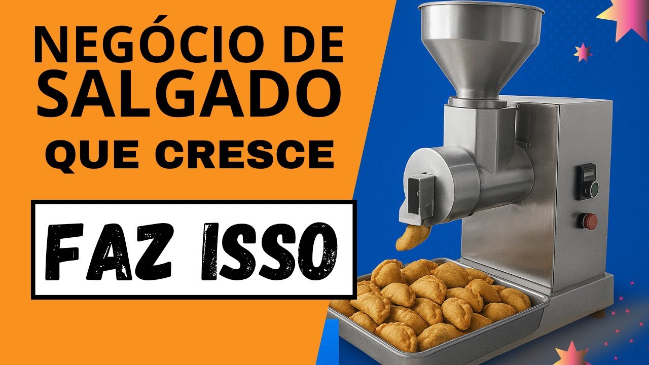 Fábrica de salgados por um ângulo que você nunca viu…