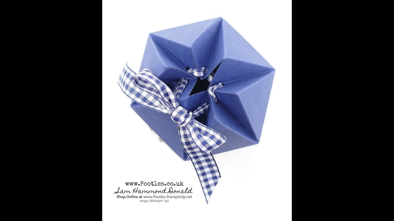 Hexagonal Box Tutorial Using Stampin' Up! Delightful Daisy Delight