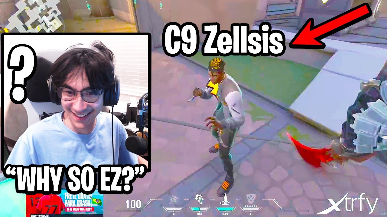 SEN TENZ & SEN ZEKKEN MET C9 ZELLSIS IN RANKED GAME!! (VALORANT)