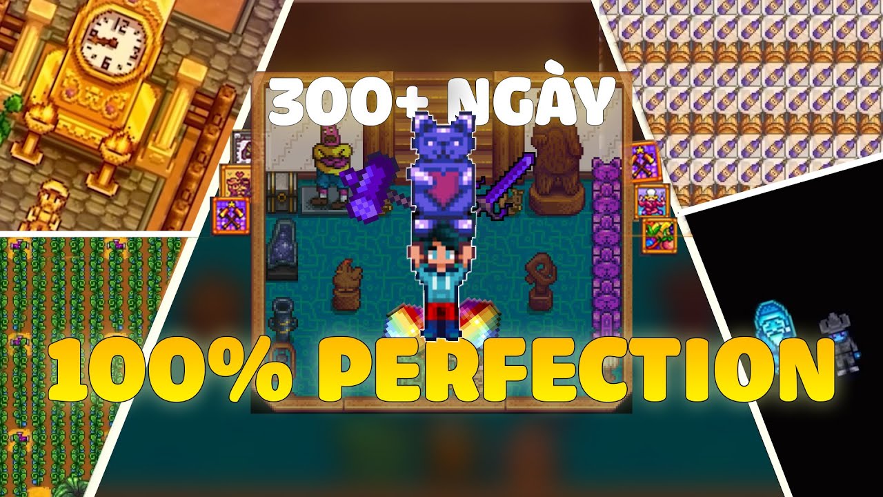 Tôi đã chơi 300 NGÀY trong Stardew Valley | 100% PERFECTION