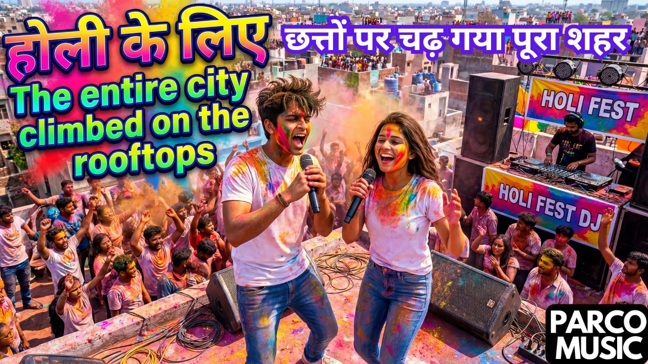 LIVE: D J Holi Song 2026 छत्तों पर चढ़ गया पूरा शहर Chat Par Holi #happyholi #holi डी जे होली सॉन्ग