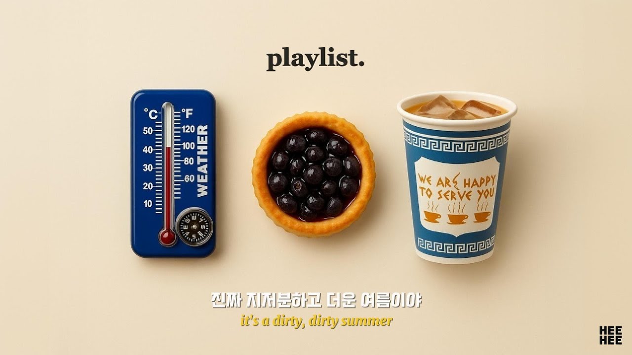 Playlist ▶️ 그냥 툭! 틀어놓기 너무 좋다. 뭔느알? 🍯 달짝지근 기분 좋은 감성 pop