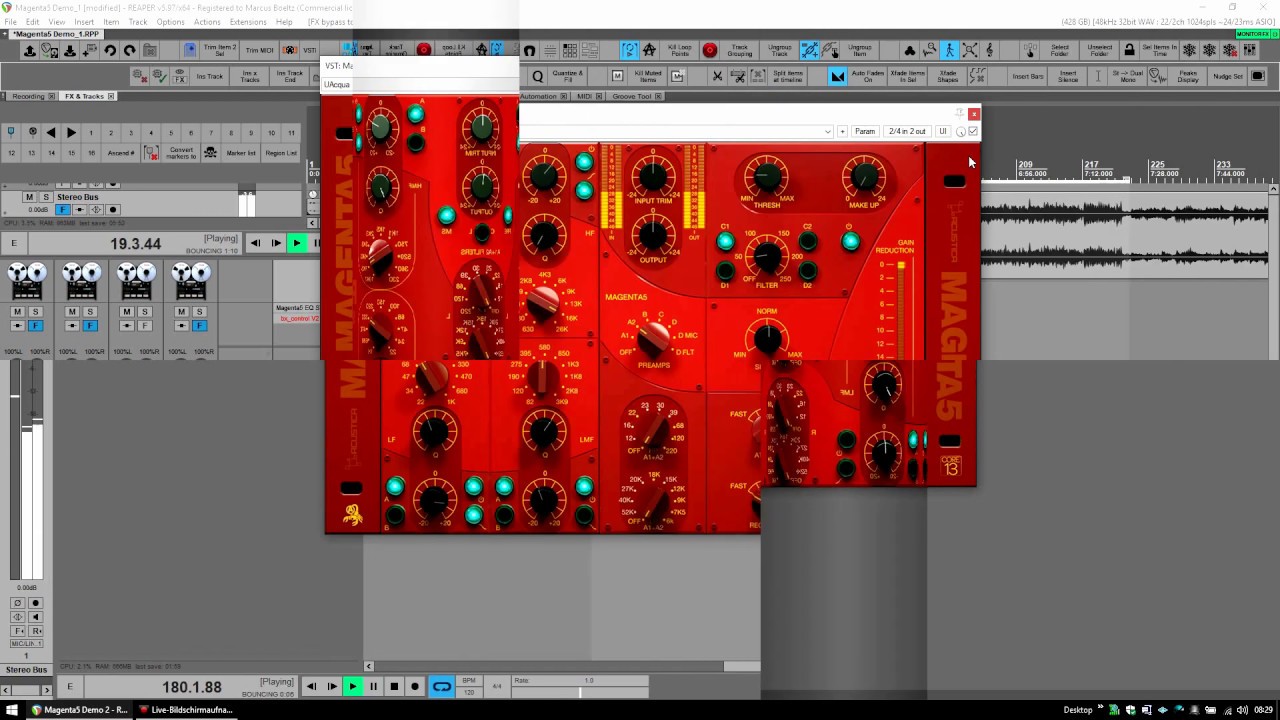 Acustica Audio - Magenta 5 - Mix Demos