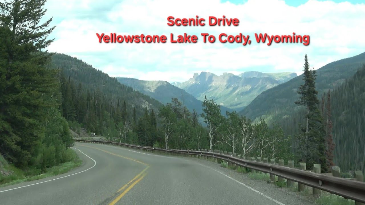 STUNNING SCENERY!!! Driving Yellowstone NP to Cody, Wyoming