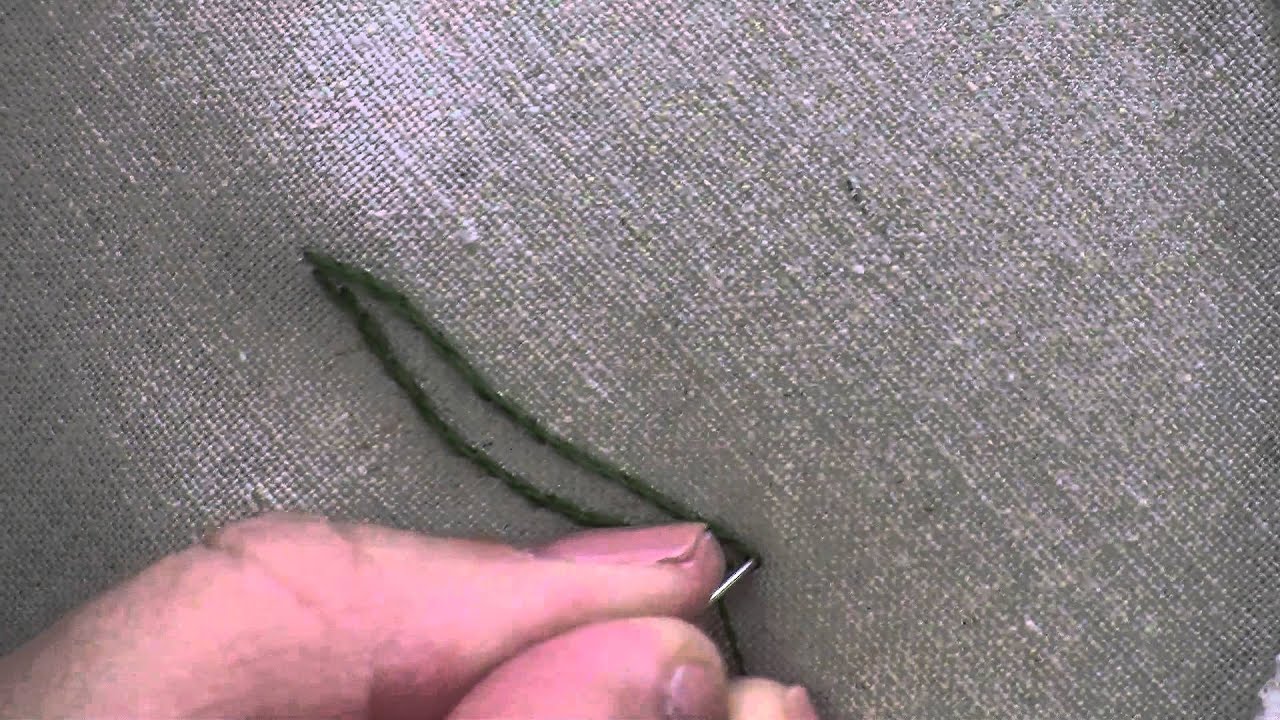 Broderie : Point de tige remplissant - Les petites leçons de Marie Suarez