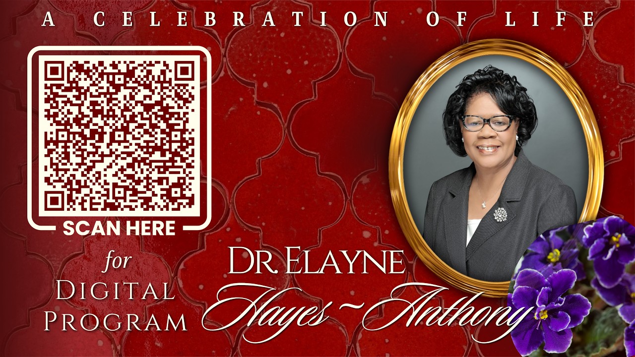 The Life and Legacy of Dr. Elayne H. Anthony