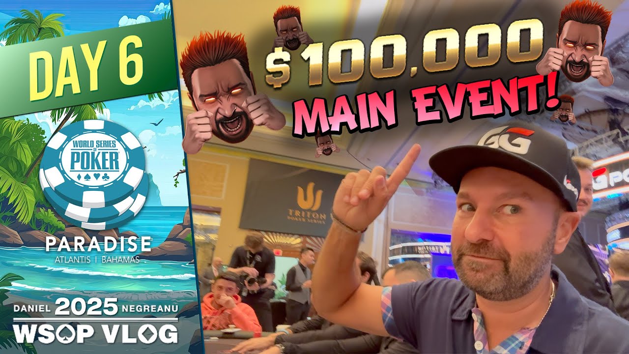 ОГРОМНЫЙ ГЛАВНЫЙ СОБЫТИЕ TRITON С ПРИЗОВЫМ БАНКОМ В 100 000 ДОЛЛАРОВ! - WSOP Paradise VLOG, 6-й день