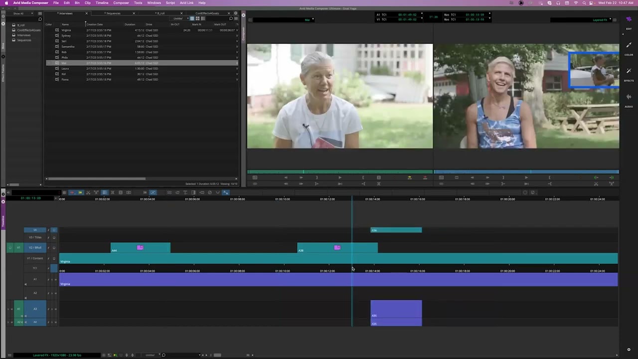 Avid Media Composer - Lesson 3 Supplement: Track Selectors