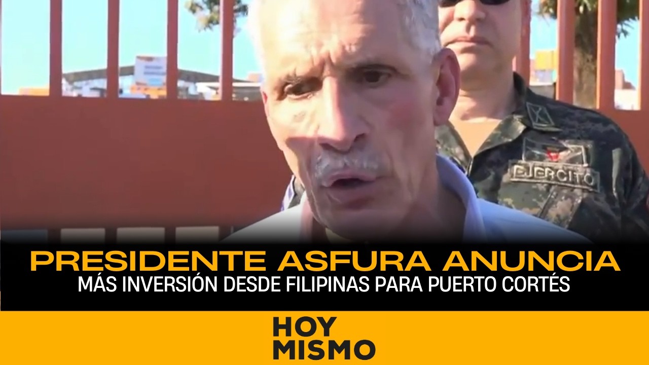 Presidente Asfura anuncia más inversión desde Filipinas para Puerto Cortés
