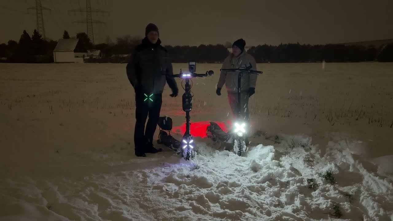 Wintertest: Segway Max G3 vs ZT3 Pro – Fahrverhalten im Schnee ❄️ 