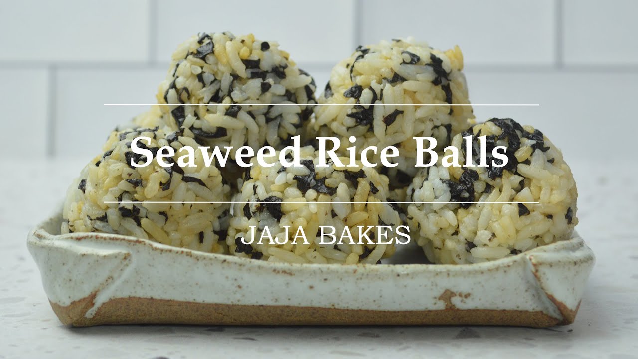 Seaweed Rice Balls | Jumeokbap | Fist Rice | Nasi Kepal Nori | Jaja Bakes
