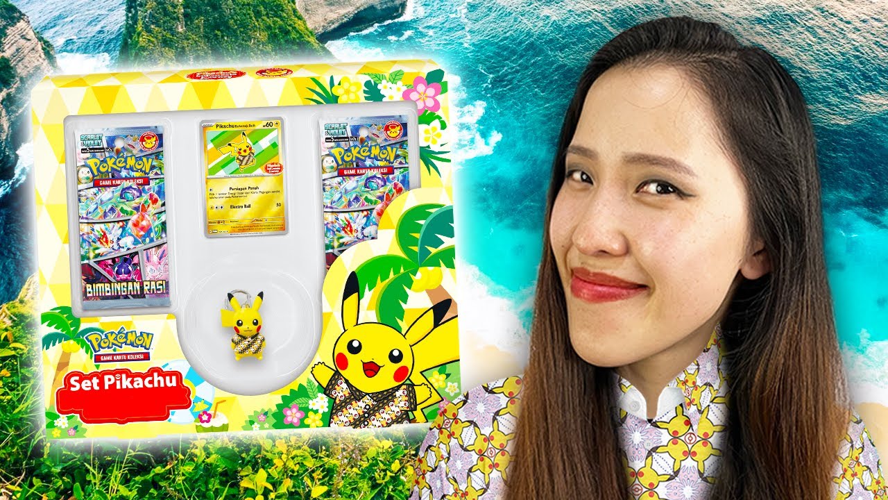 Inside the Pikachu Special Edition Indonesia Box | Indonesian Pokemon Opening | KrystalKollectz
