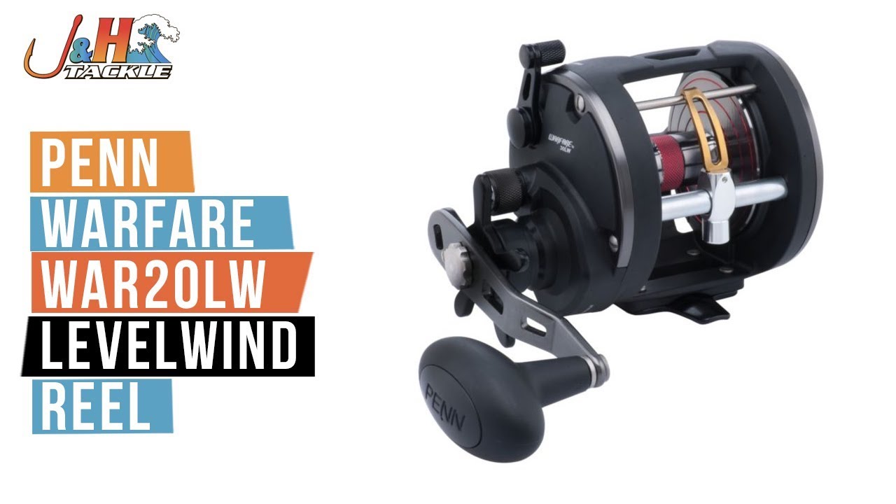 Penn Warfare WAR20LW Levelwind Reel | J&H Tackle