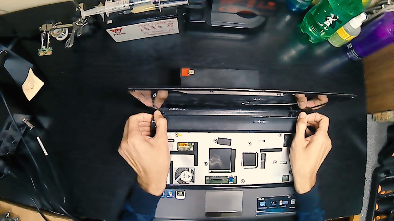 Разборка и чистка ASUS U31S