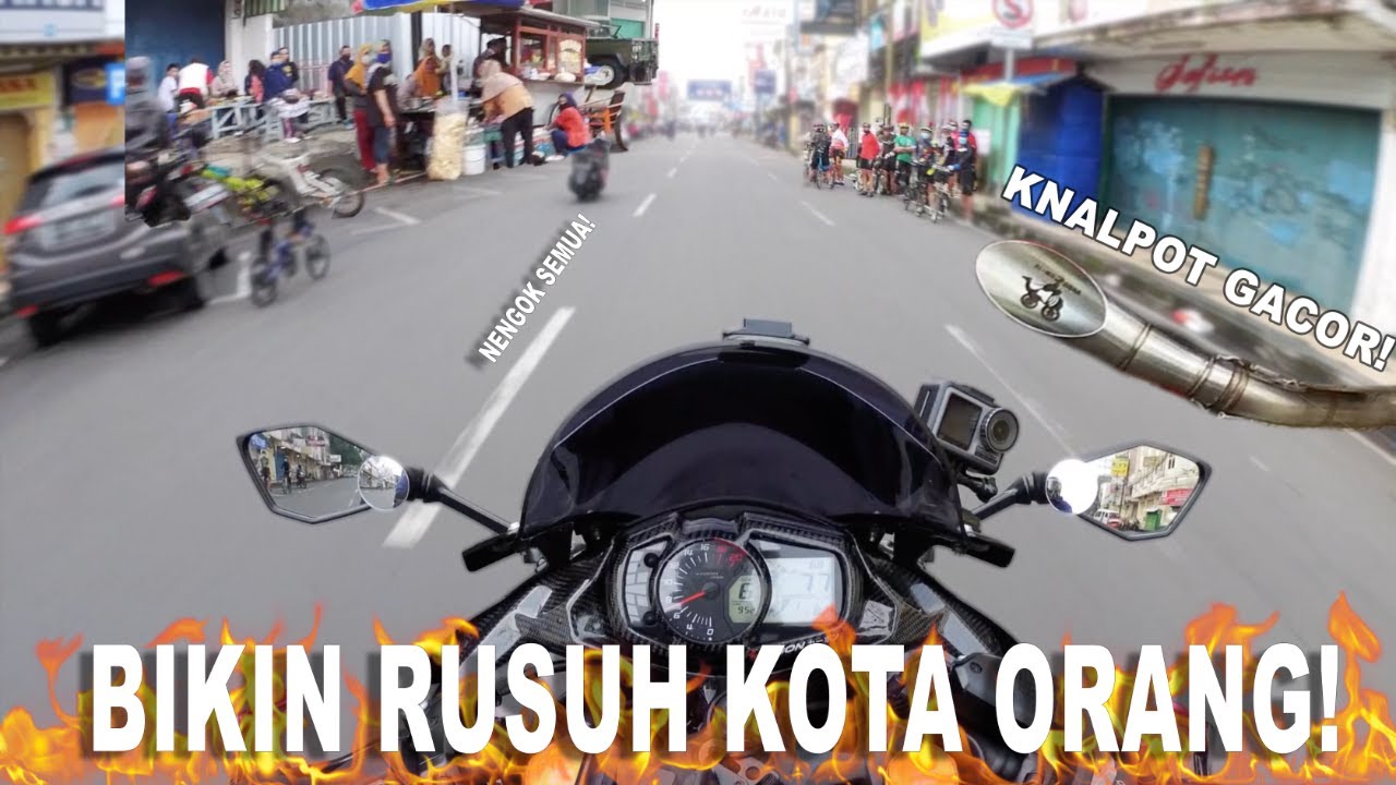 ZX25R PAKAI KNALPOT GACOR // BACOT DOANG, LARINYA??? 🔥 | BIKIN GADUH KOTA TASIKMALAYA!