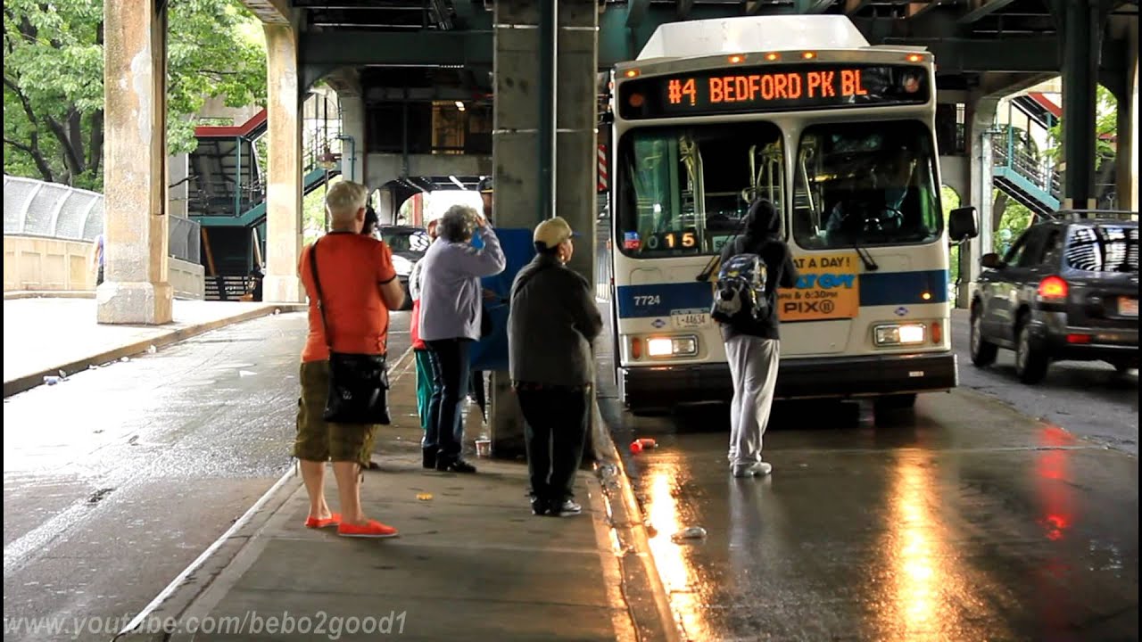 NYCTA (4) Train Shuttle Bus at Jerome Avenue & The Mosholu Parkway Station