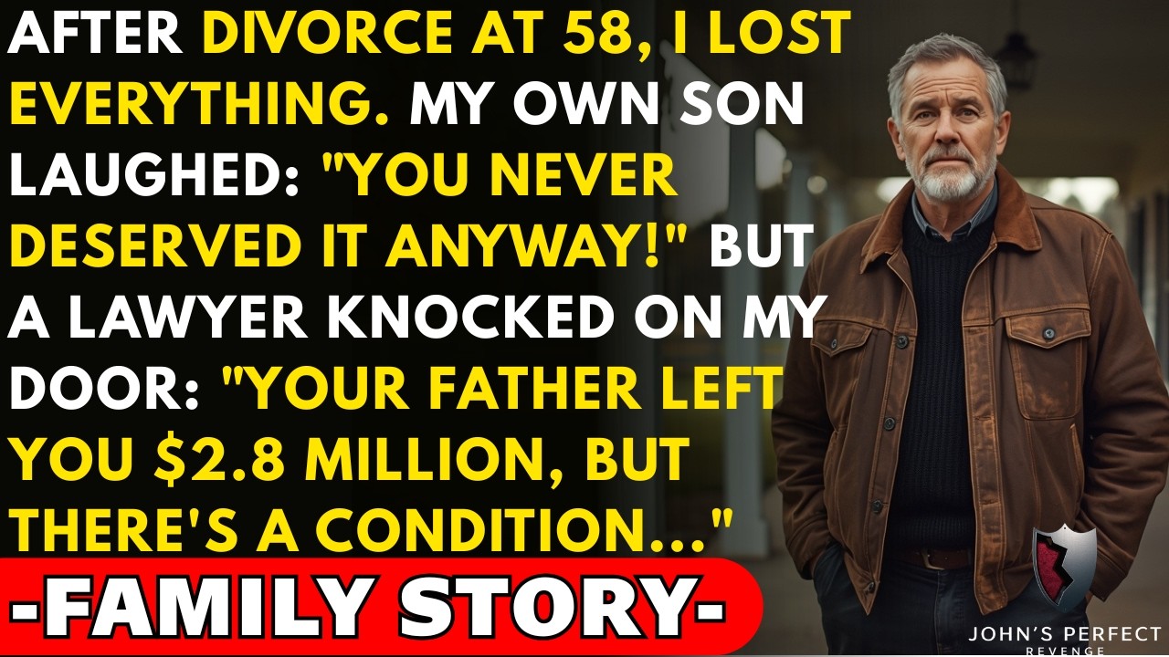 After My Divorce At 58 I Lost Everything. My Son Laughed: You Never Deserved It Anyway |FAMILY STORY
