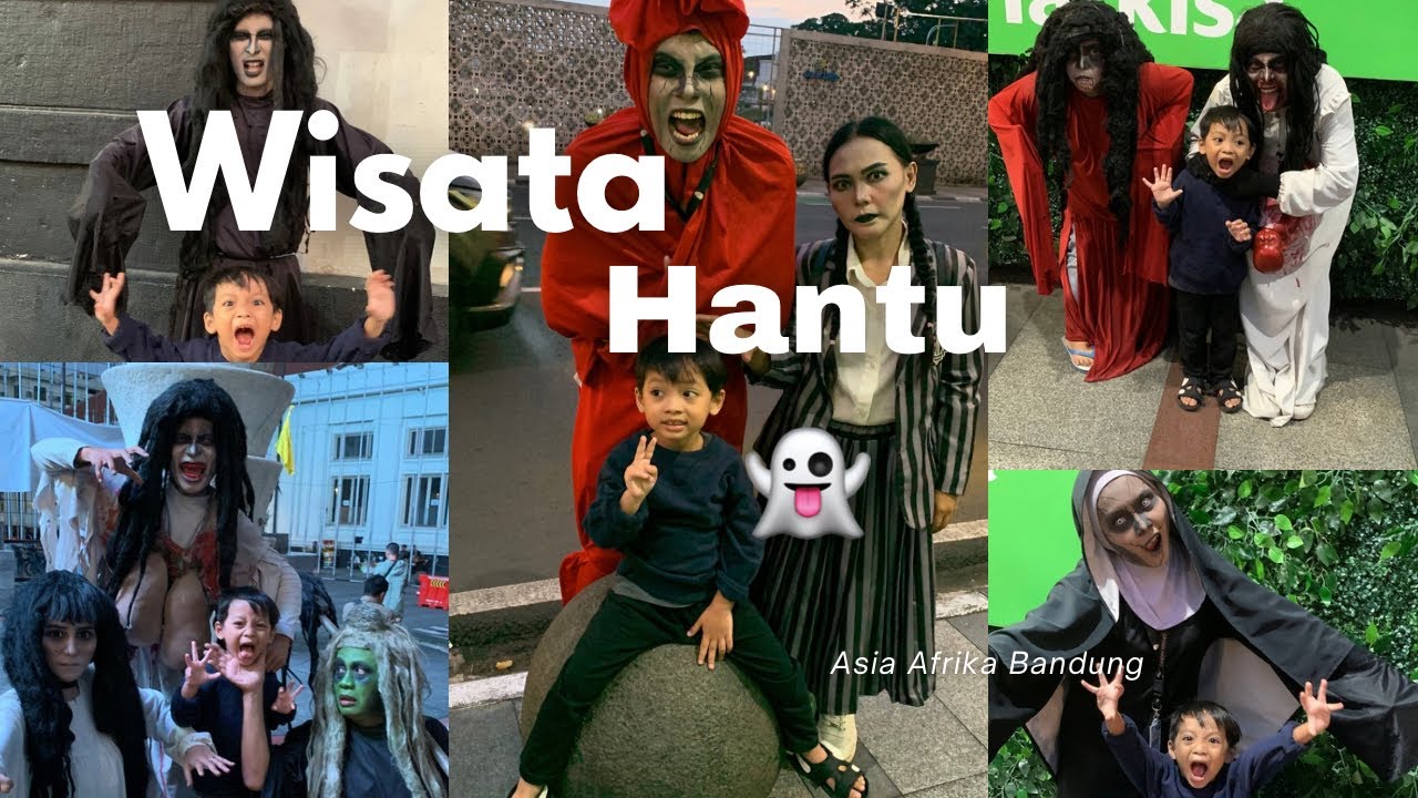 Wisata Hantu Hantu lagi di Asia Afrika Bandung! 👻🧛‍♂️🧟‍♂️