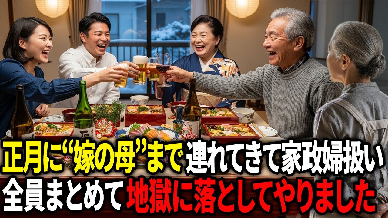 正月に家政婦扱いされたので、家族全員、地獄に落としてやりました