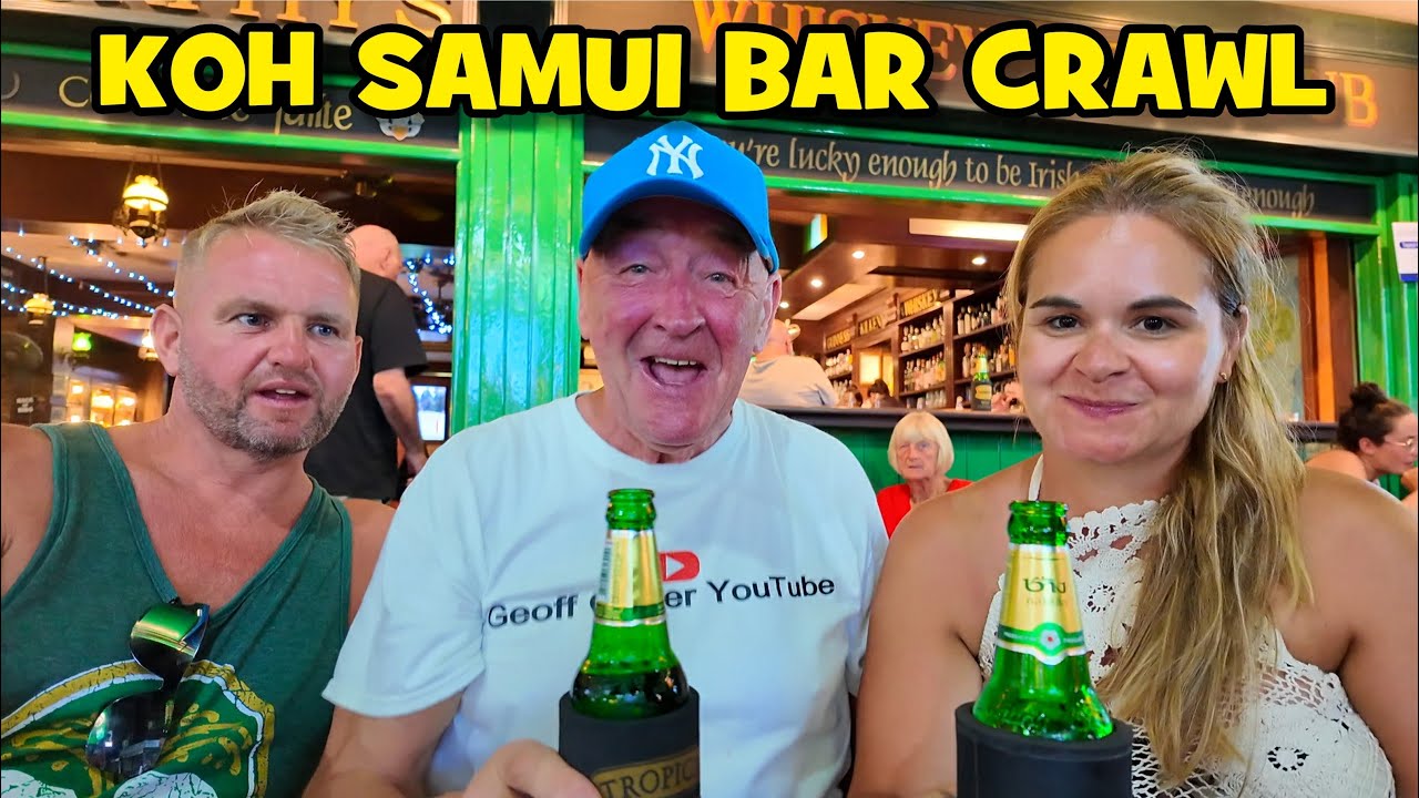 Koh Samui Thailand. Best Bar Crawl in Chewang.