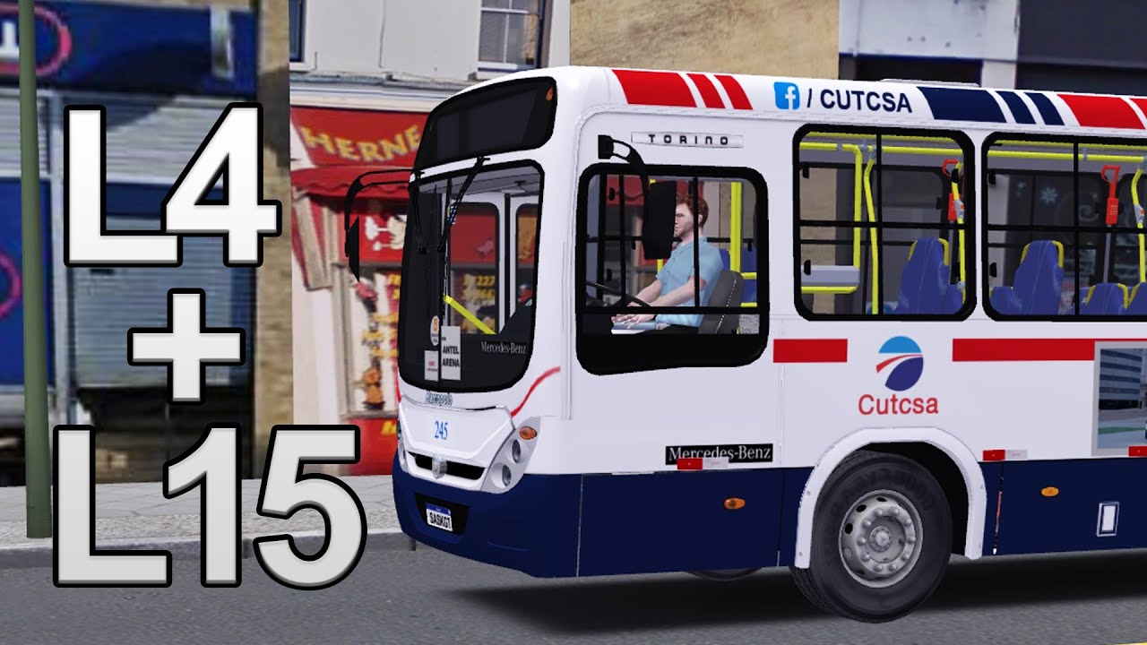 Montevideo Ficticio v2.5 - Nuevas lineas L4 y L15
