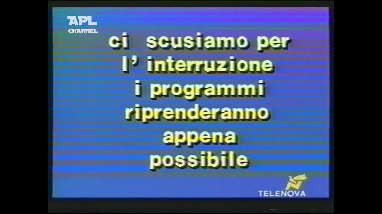 Problemi Tecnici Telenova ??/08/1998 (Cartello ci scusiamo...)