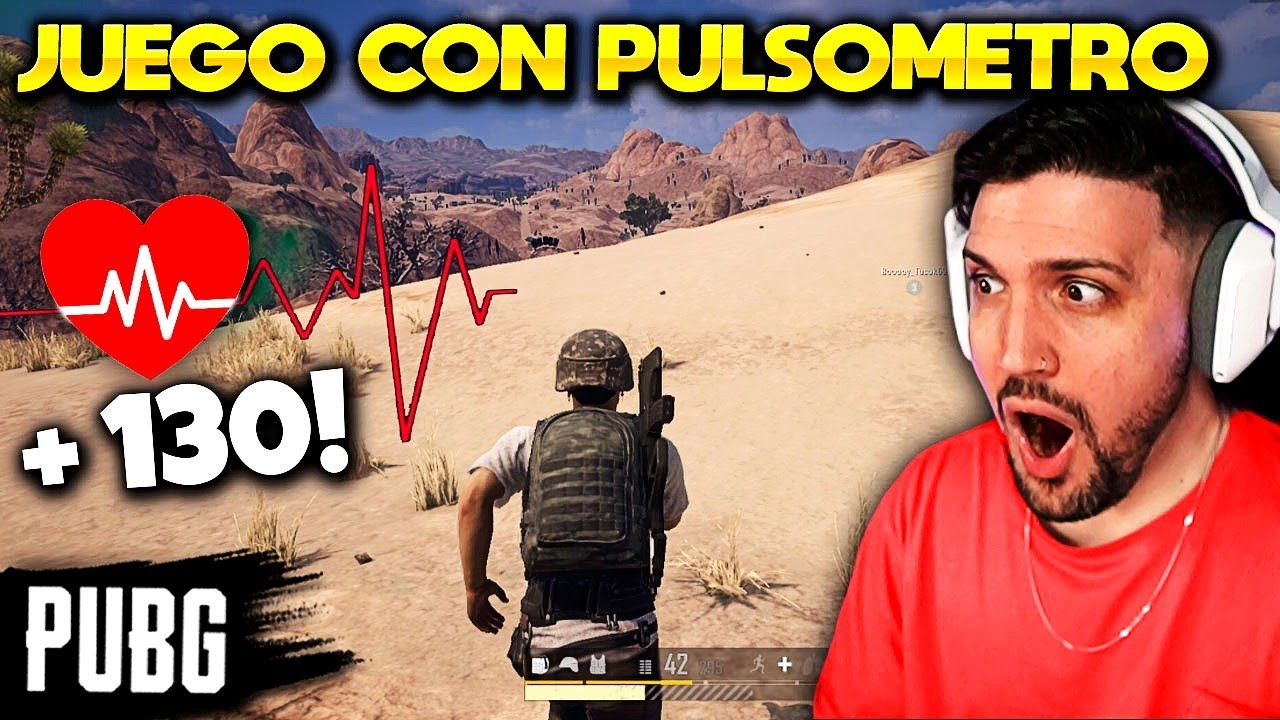 MUESTRO MIS PULSACIONES JUGANDO PUBG! 😱 MI CORAZON A MAS DE 130!!