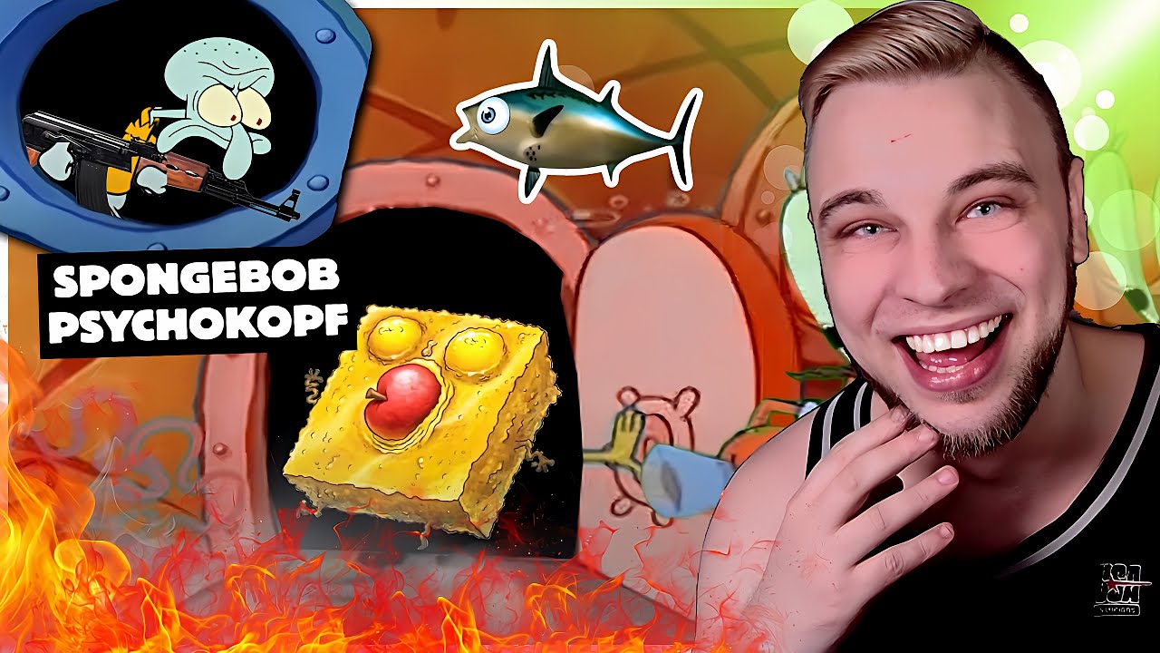 Woody macht Auge auf Youtube Kacke: Spongebob Psychokopf. Reaktion