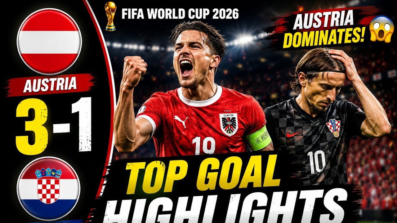 🇦🇹 Austria 3&ndash;1 Jordan 🇯🇴 | All Goals & Highlights | FIFA World Cup 2026
