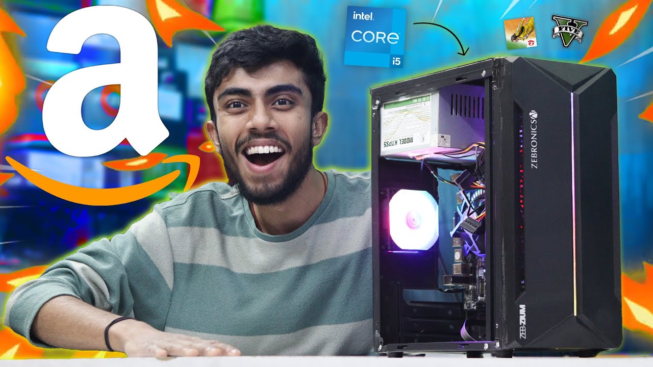 I Bought 10,000/- Rs PC From Amazon⚡Gaming + Editing 🔥 Unboxing Pre-Built PC by Online Store