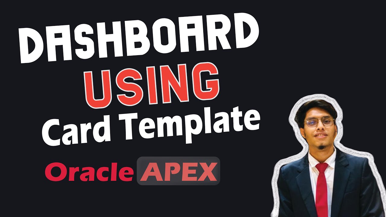 Как создать панель мониторинга | Oracle APEX