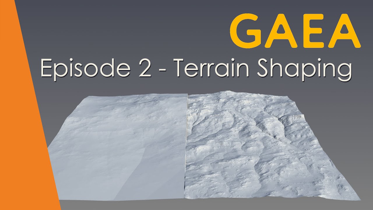 Gaea 2 Beginner Tutorial - Episode 2 - Terrain Shaping