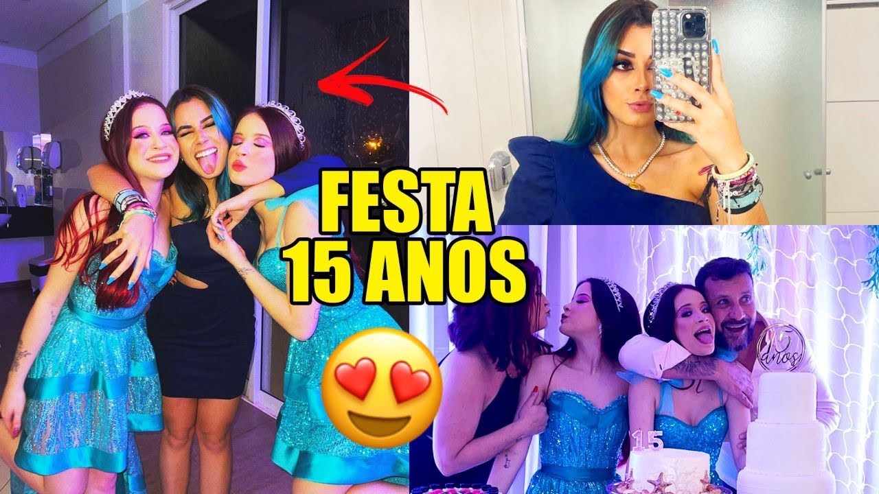 FESTA DE 15 ANOS DAS MINHAS FILHAS!! Chorei muito!!