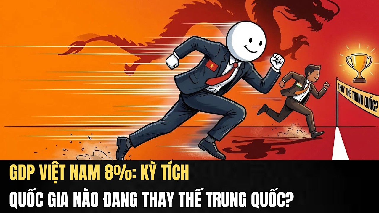 GDP Việt Nam 8%: Kỳ Tích Hay Bẫy? Quốc Gia Nào Thực Sự Đang Thay Thế Trung Quốc?
