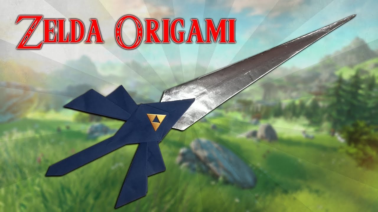 Origami : l’Épée de Link   |   Zelda DIY origami