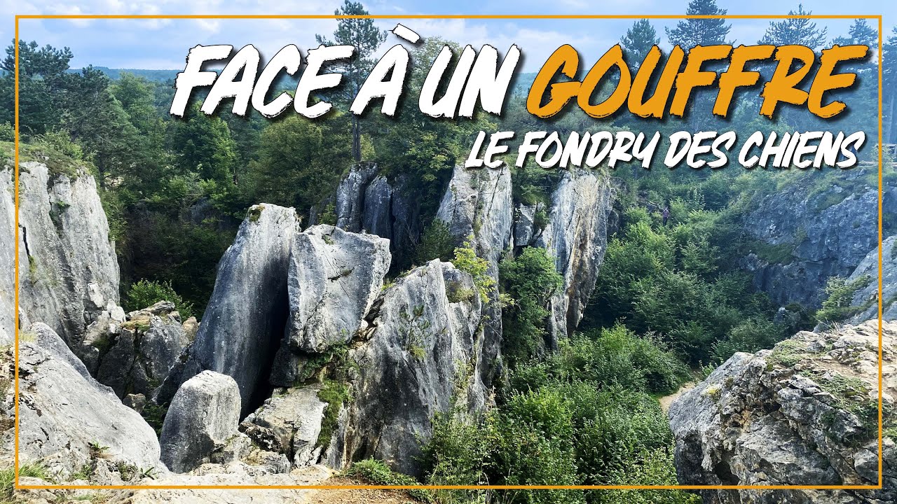Face à un vide de 20 m : Le Fondry des Chiens