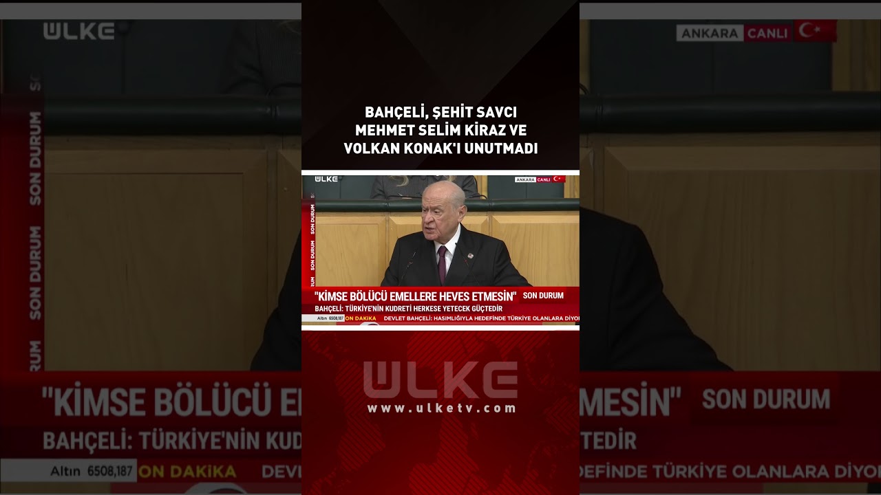 Bah&ccedil;eli, Şehit Savcı Mehmet Selim Kiraz ve Volkan Konak'ı Unutmadı #shorts