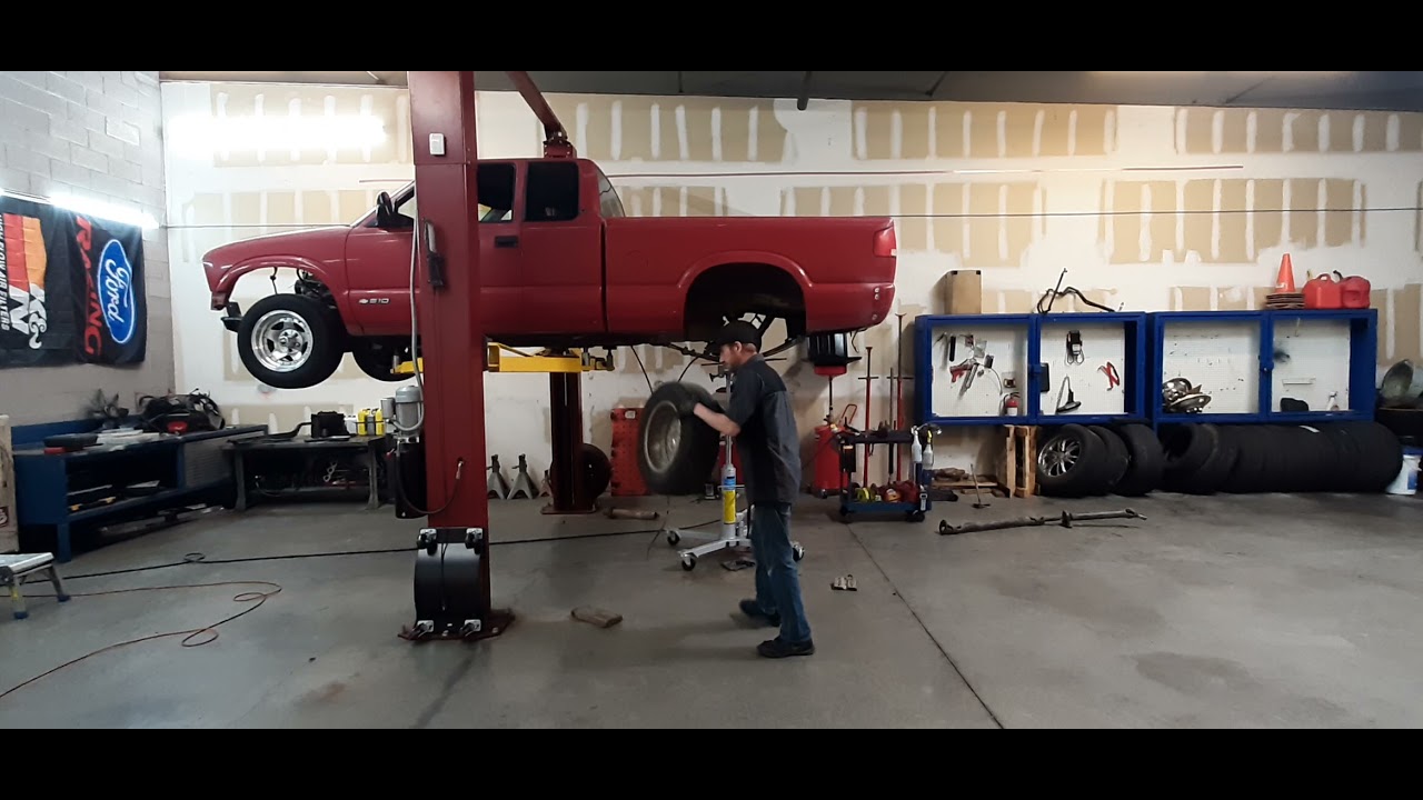 5.3 swapped s10 Ford 8.8 rear end install part 1.