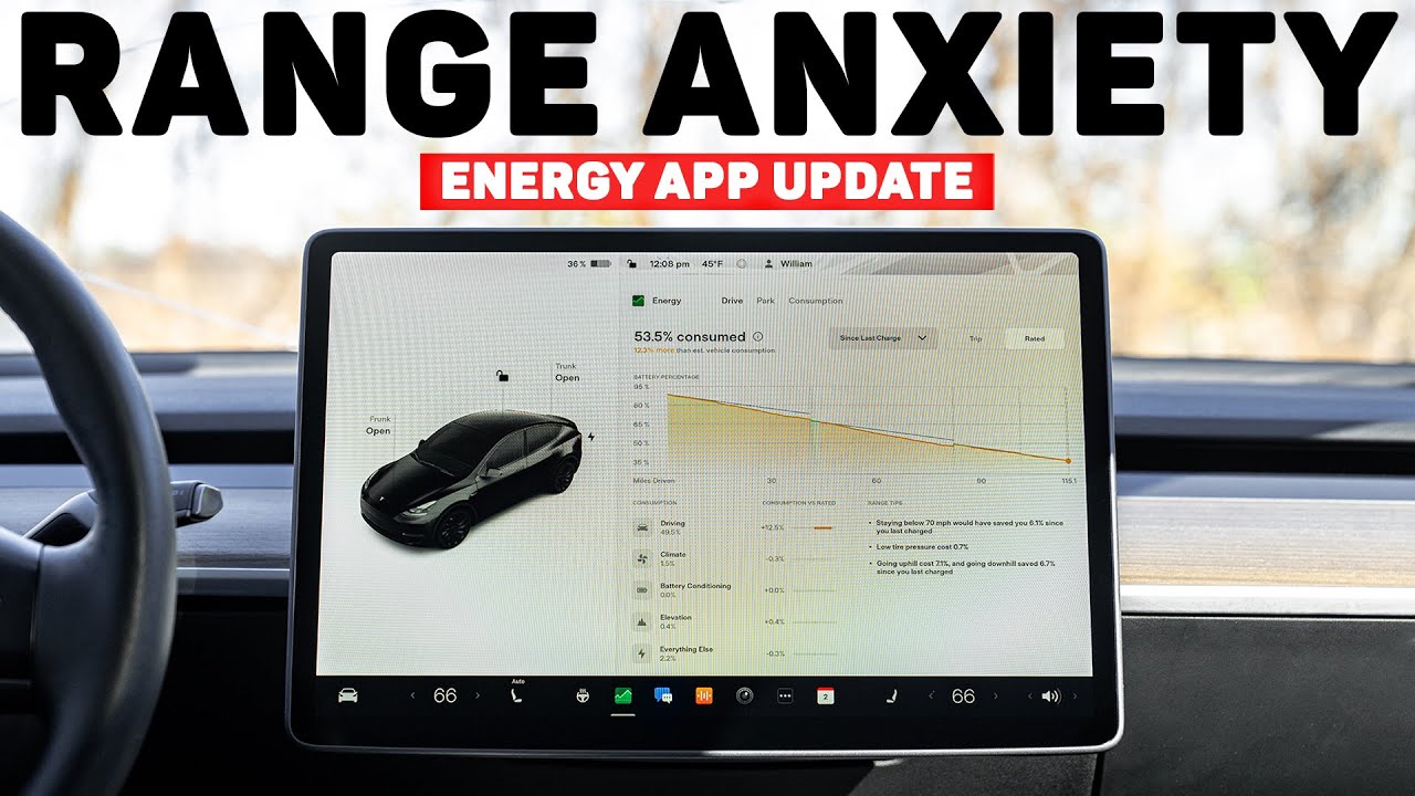 Tesla Energy App MASSIVE Overhaul - No More Range Anxiety!