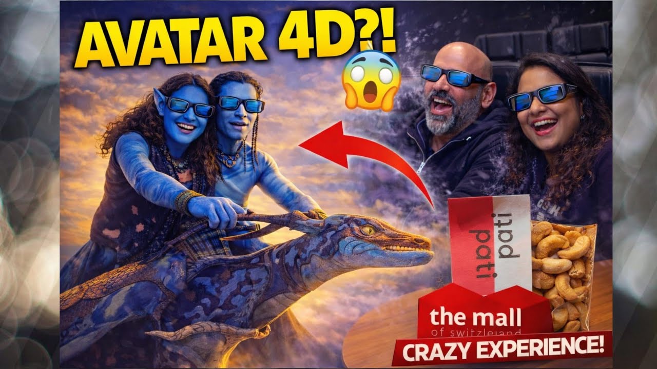 எங்கள் Avatar 4D Movie Experience at The Mall of Switzerland @TharsyVlogs 