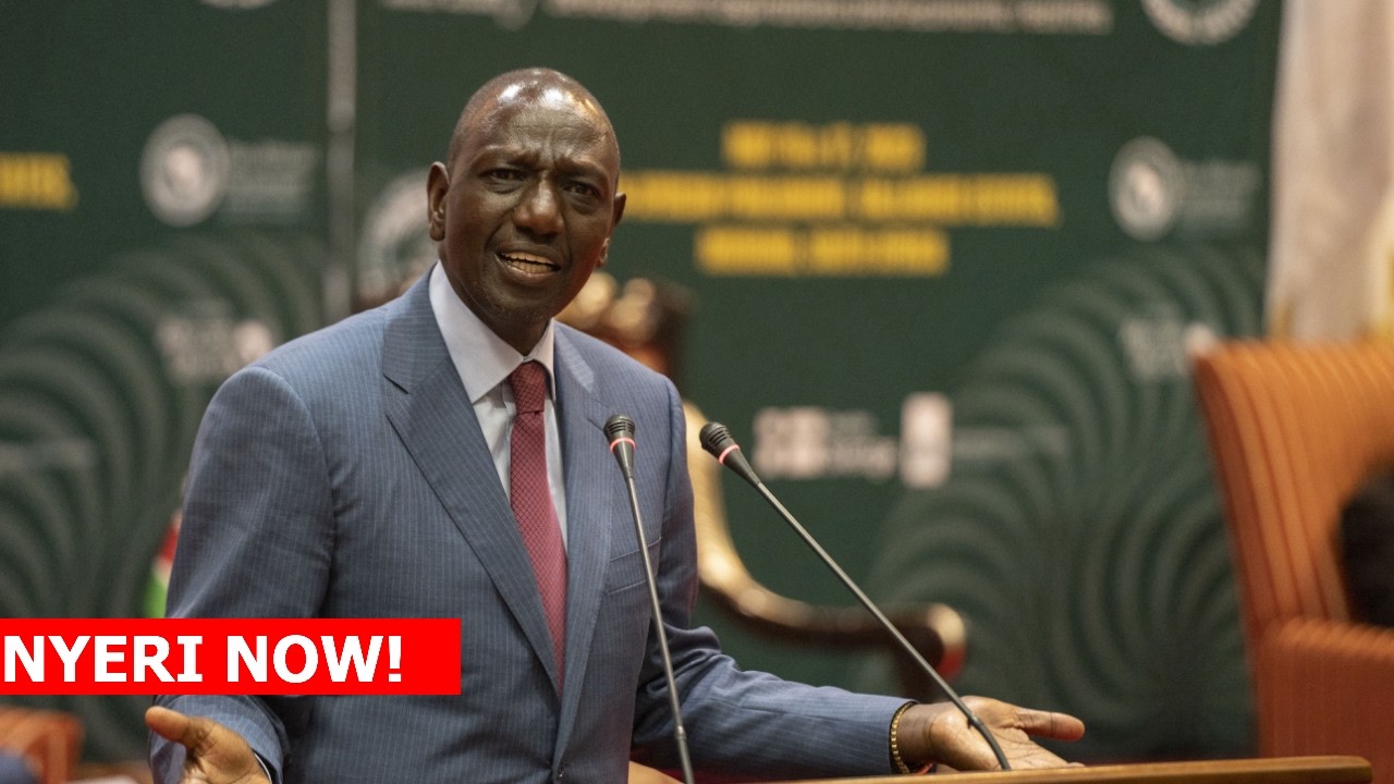 LIVE! Pres. Ruto lands in Nyeri church to answer Uhuru, Gachagua after their meeting in Kirinyaga🔥🔥