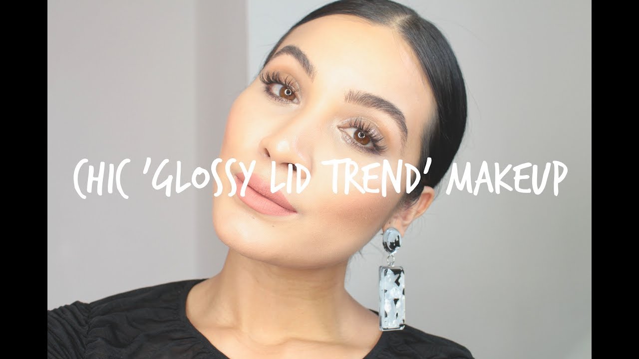 Chic 'Glossy Lid Trend' Makeup | Qaanita Orrie