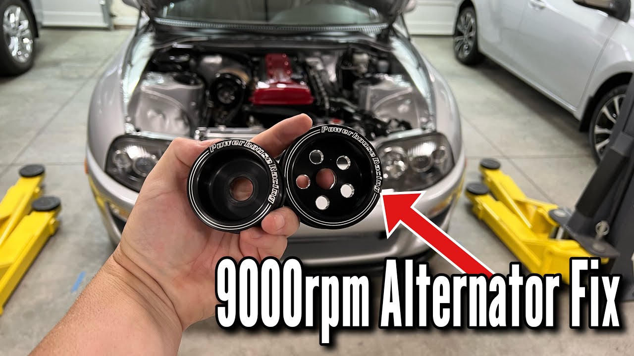 AupTech Engineering 2JZ Alternator fix (PHR Pulley)