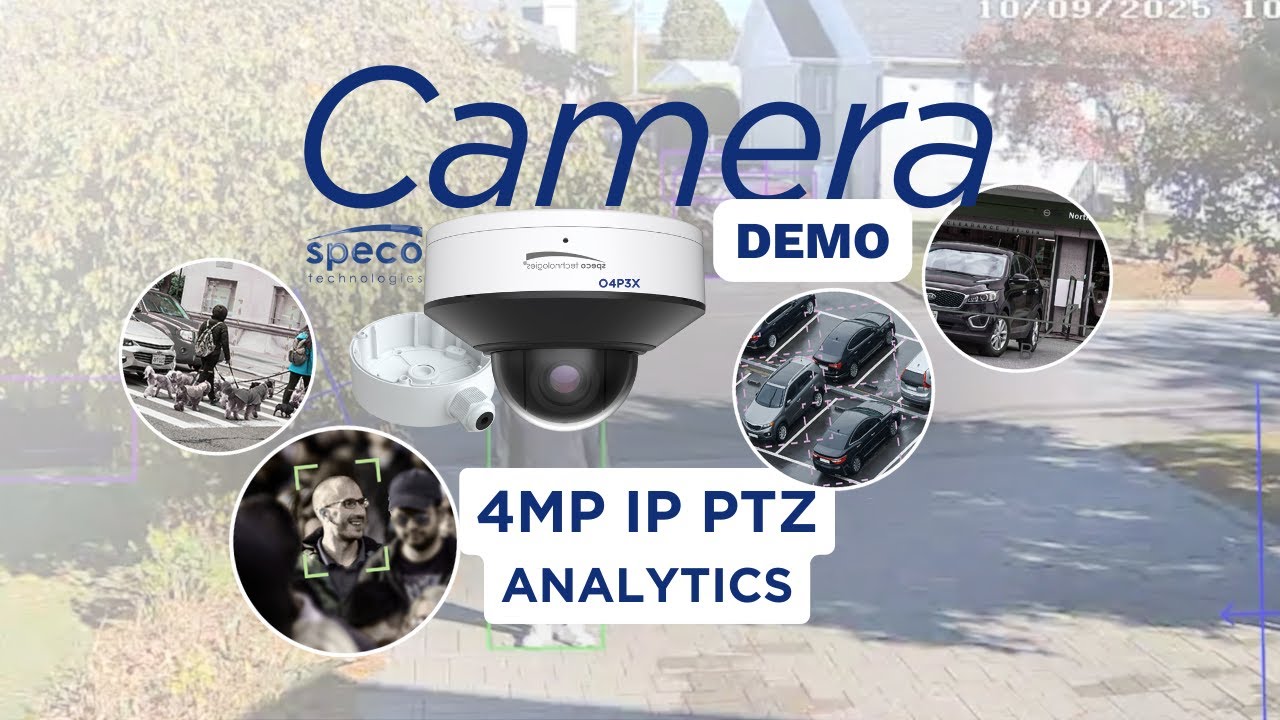 4MP IP PTZ Camera Demo | Speco Technologies